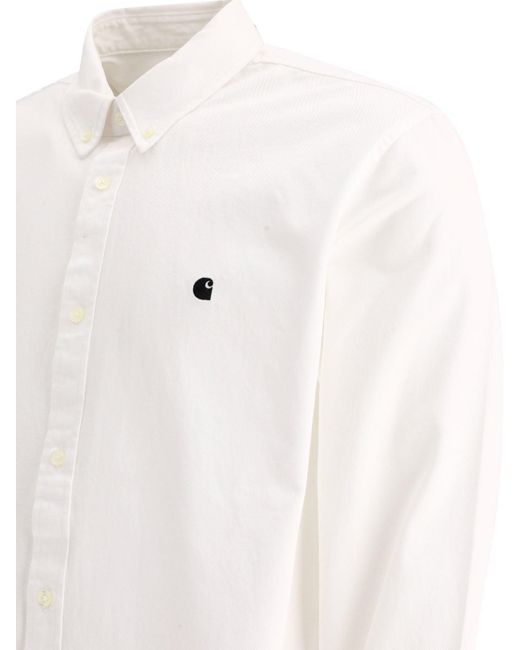 Shirt "Madison" di Carhartt in White da Uomo