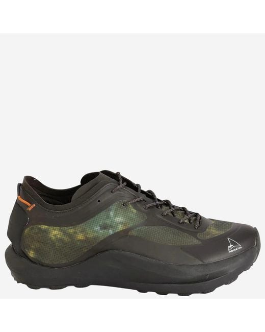 And Wander Multicolor Camouflage Nylon Sneakers Size 40