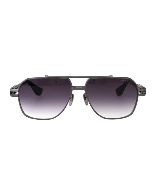 Dita Eyewear Blue Aviator Sonnenbrille DTS436 A 02 BLK PLD