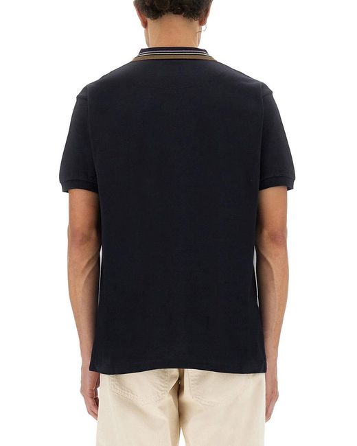 Vivienne Westwood Classic Cotton Pique Polo Shirt in Black für Herren