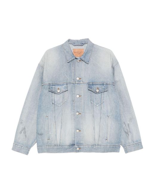 Balenciaga Blue Denim Cotton Jacket