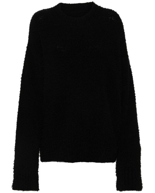 Uma Wang Black Cashmere High Neck Sweater