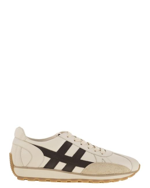 Hogan White 86Er Leather Trainers for men
