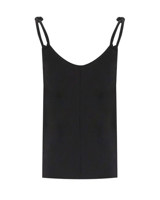 Max Mara Black Beachwear Faida Top