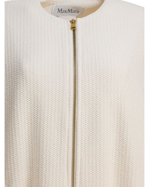 Max Mara Natural Wool And Cashmere Jacket