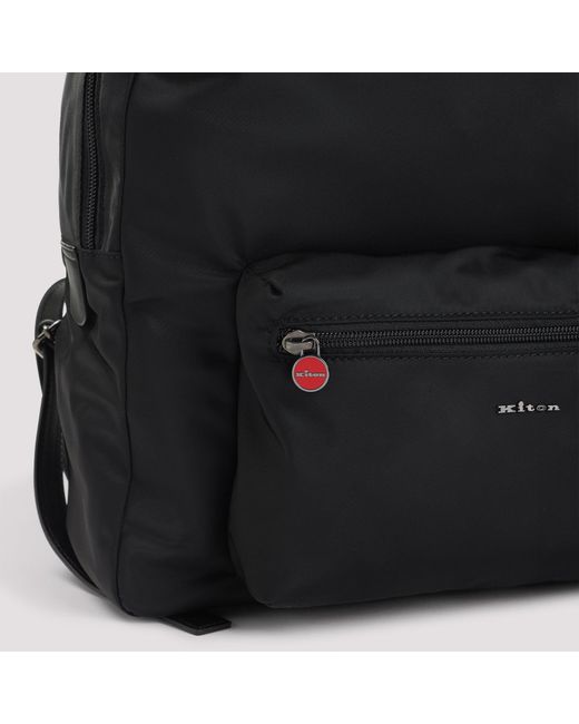Polyamide Backpack Kiton de color Black