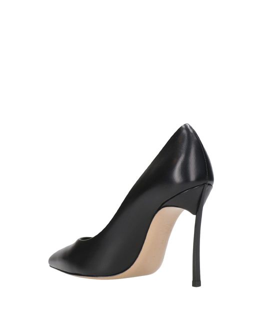Casadei Black Mit Ferse schwarz