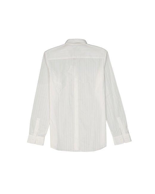 Givenchy Cotton Logo Hemd in White für Herren