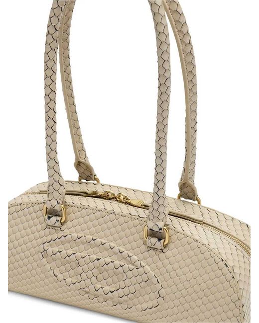 DIESEL Natural 1Dr Dome Shoulder Bag