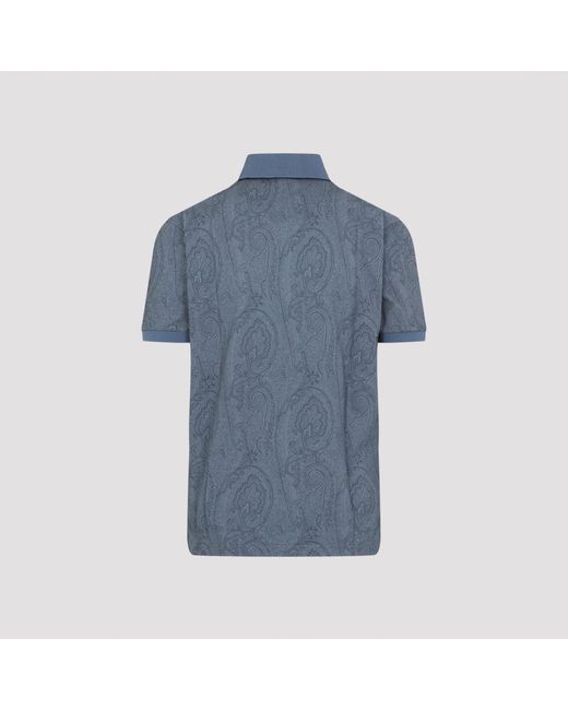 Etro Blue Polo Roma
