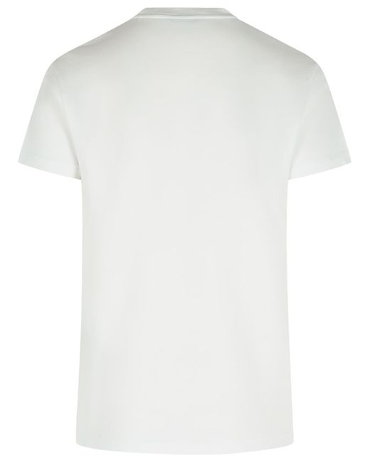 Tom Ford Weiße Baumwoll -T -Shirts in White für Herren
