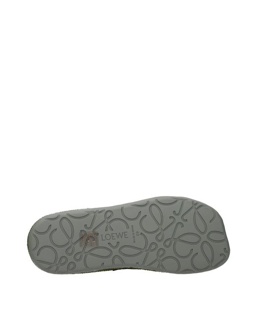 Loewe Green Slip On Rio Suede