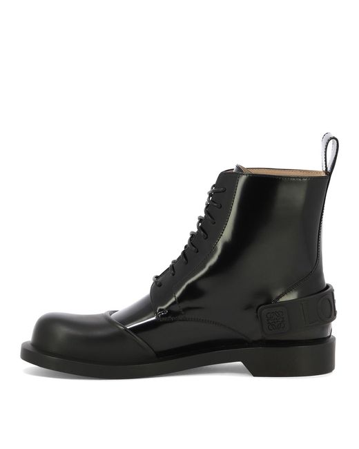 Loewe "Campo" Schnürstiefel in Black für Herren