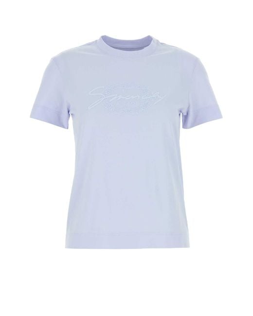 Givenchy Blue Powder Cotton T-Shirt