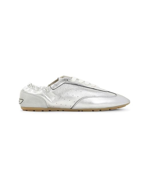 Saint Laurent White Lewis Sneakers