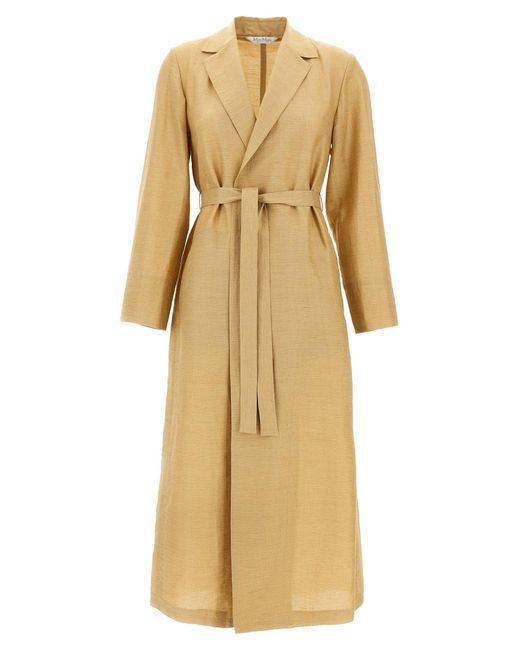 Max Mara 'gemene' Jas in het Natural