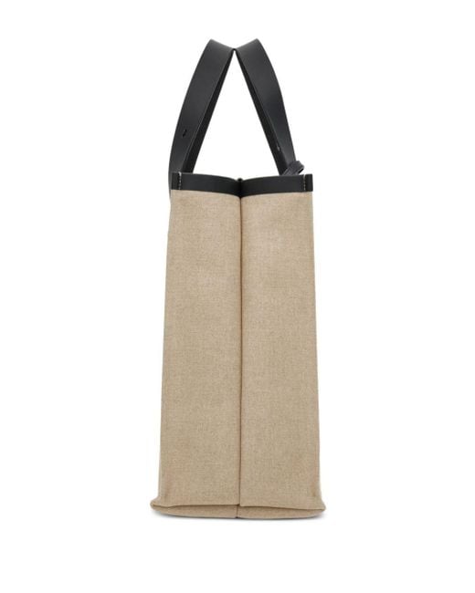 Sac Cabas En Cuir À Logo Embossé Ferragamo pour homme en coloris Natural