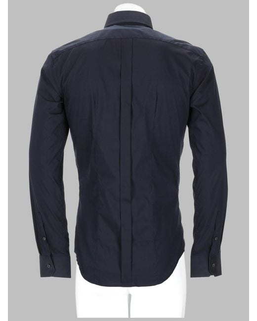 Brian Dales Blue Camicia for men