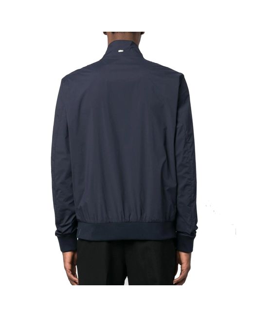 Herno Blue Bomber Jacket