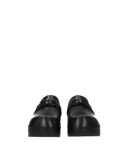 Ferragamo Black Ciabatte E Zoccoli Nope Donna Pelle Nero