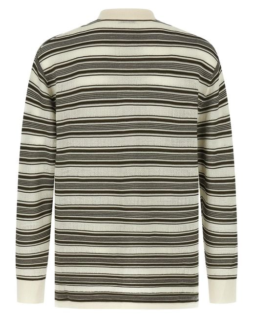 Wales Bonner Gray 'Samuel' Polo Shirt for men