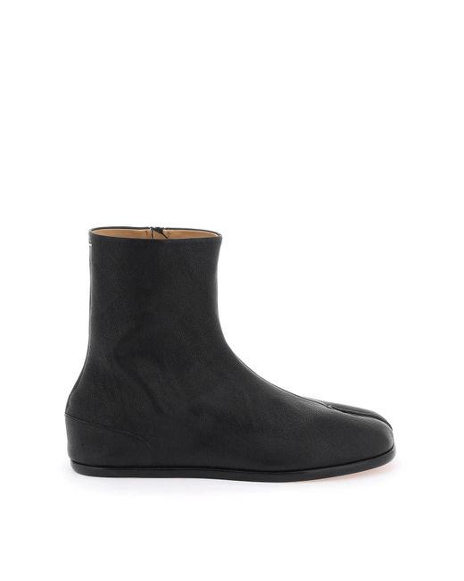 Tabi Botas de tobillo plano Maison Margiela de color Black