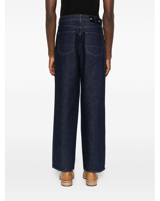 Stone Island Blue Loose Fit Jeans for men