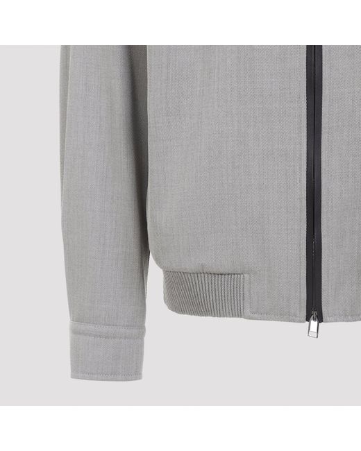 Brioni Blousonjack Met Rits in het Gray