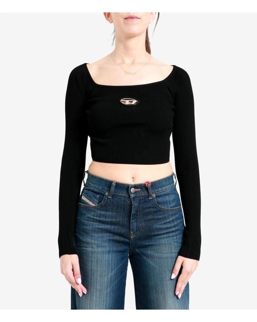 DIESEL Black Sweaters