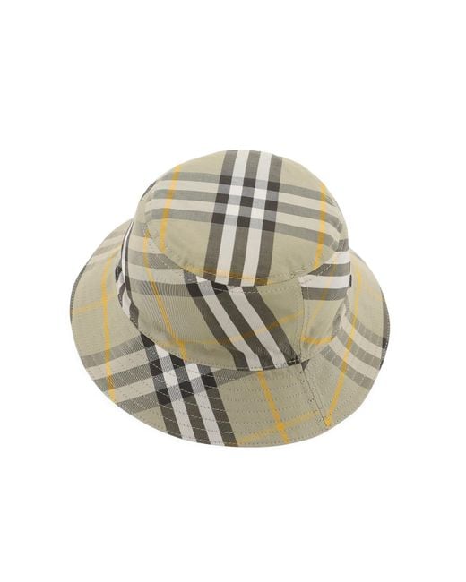 Cappello Bucket Reversibile di Burberry in Gray