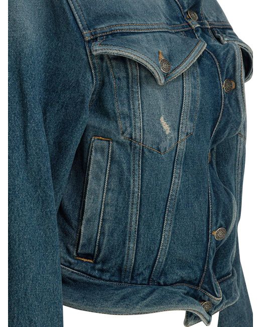Acne Blue Jackets & Coats Jackets And Coats