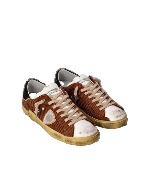 Philippe Model Brown Sneakers