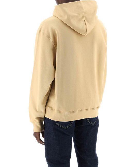 KENZO Paris Hooded Sweatshirt in het Natural voor heren