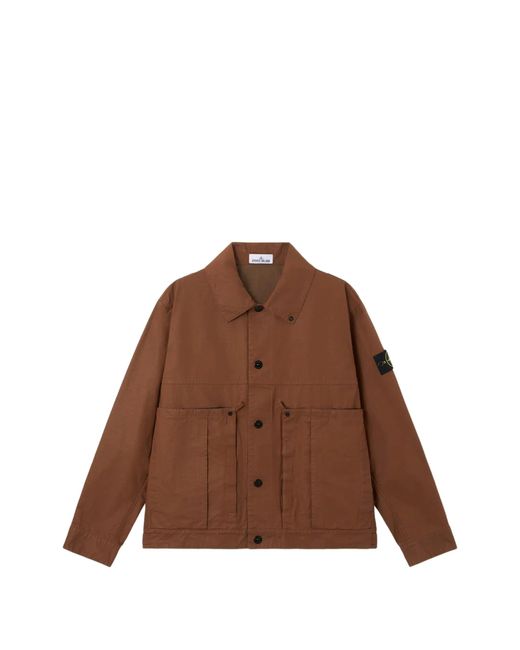 Stone Island Brown Capospalla