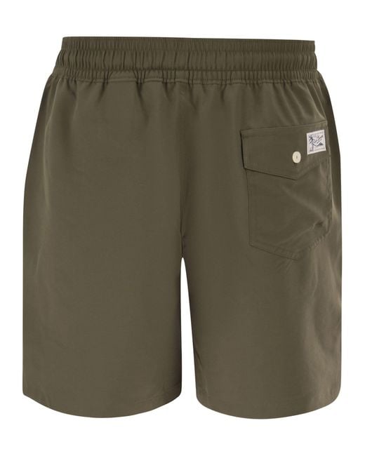 Polo Ralph Lauren Green Traveler Classic 14.6 Cm Beach Boxers for men