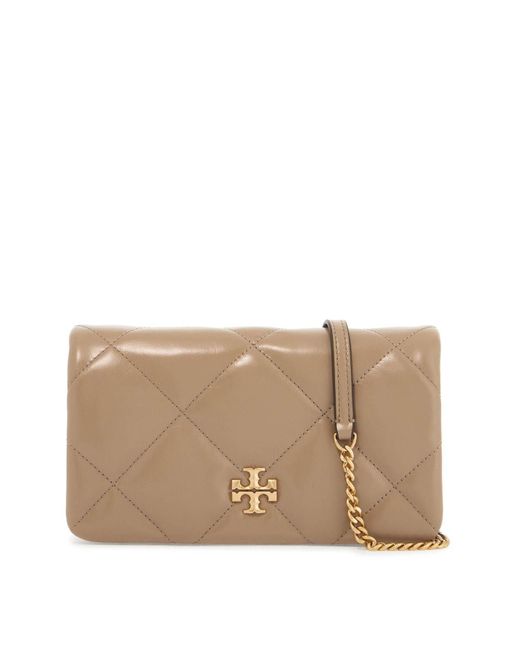 Mini Bag A Tracolla Kira-Donna di Tory Burch in Natural