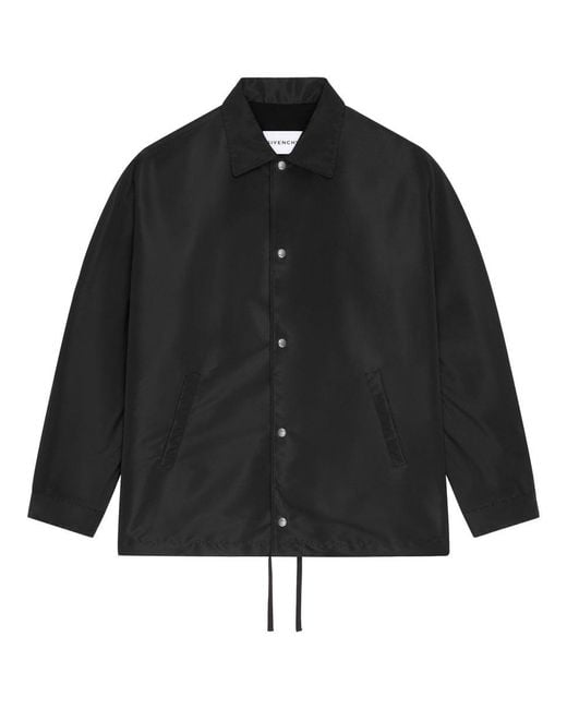 Givenchy Black "Coach" Jacket for men