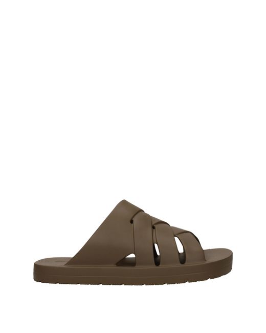 Bottega Veneta Brown Sandals And Clogs/Liana Rubber