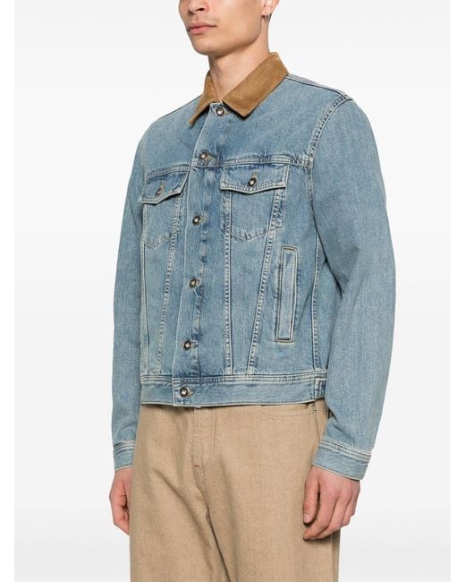 Jacob Cohen Blue Denim Trucker Jacket for men