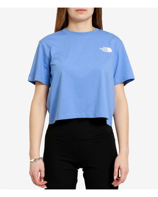 The North Face Blue T Shirts And Polos