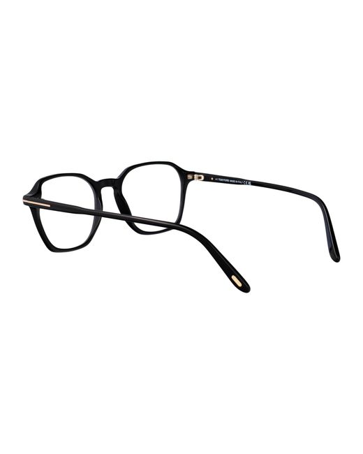 Tom Ford Brown Nero Lucido Acetate Glasses for men