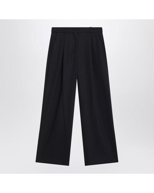 Max Mara Blue Midnight Crêpe Trousers