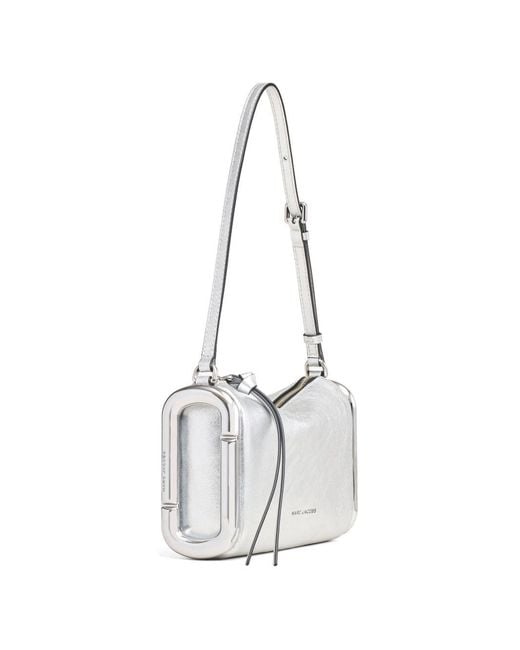 Marc Jacobs White Scene Small Leather Shoulder Bag