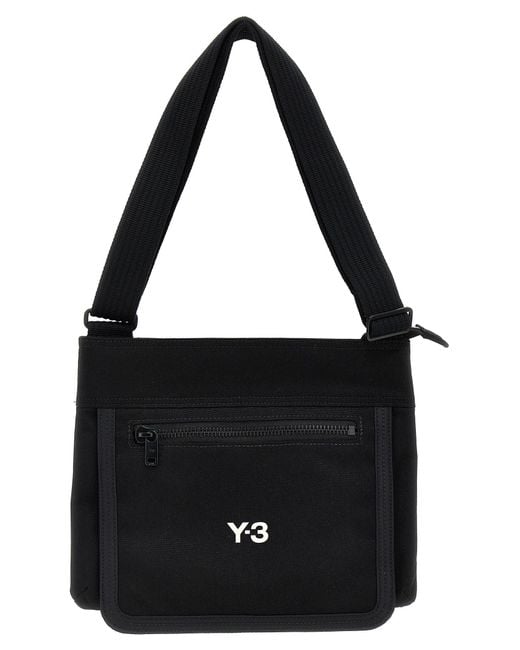 Y-3 ' Klassieke Sacoche' Crossbody Tas in het Black voor heren