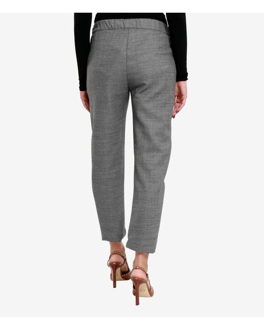 Semicouture Gray Trousers