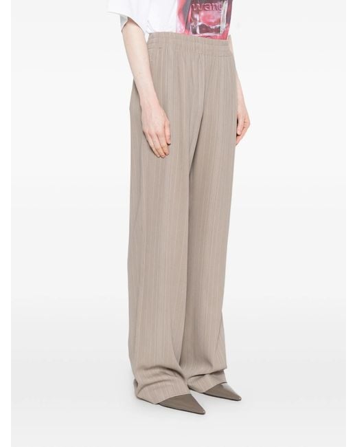 Golden Goose Deluxe Brand Gray Journey W's Jogging Brittany Light Pinstripes Viscose Crepe