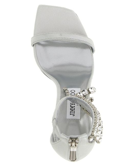 Jimmy Choo White 'Verity' Sandalen