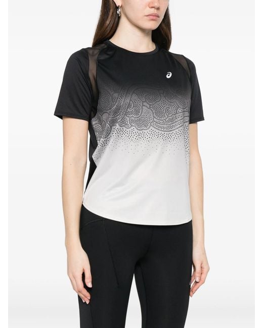 Asics Black Road Fade Ss Top