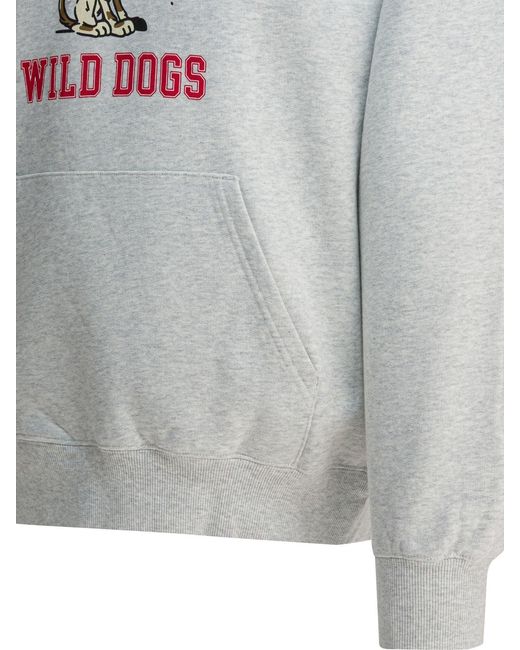 Carhartt Gray "Wild Dog" Hoodie for men