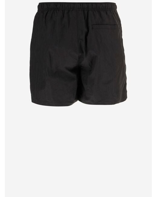 Autry Black Nylon Shorts